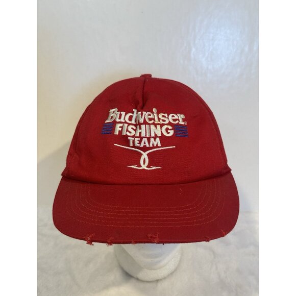 Budweiser Other - Vintage Budweiser Fishing Team SnapBack Hat Youth Size‎